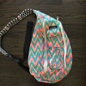 KAVU Rope Sling Bag Backpack Crossbody Camping Hiking